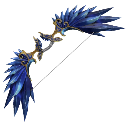 Golden Sapphire Valkyrie Bow