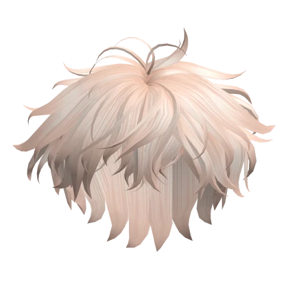 Messy Anime Boy Hair in Blonde