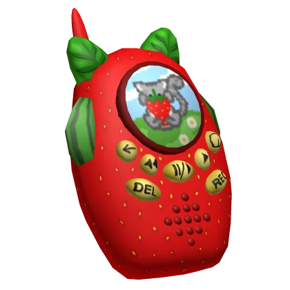 Strawberry Cat Walky Talky Pet [Face]