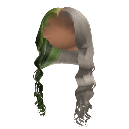 Wavy Middle Part [Green & Grey]