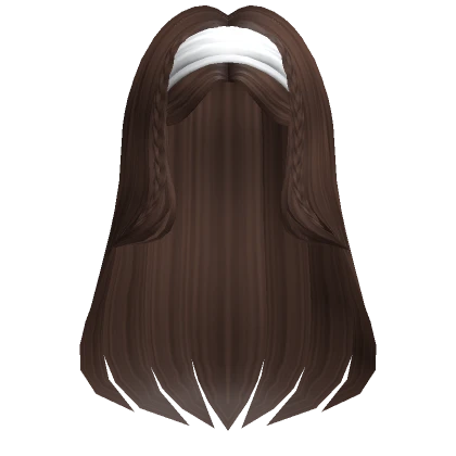 Soft Long Wavy Headband Hair (Brown)