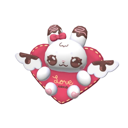Valentines Day Bunny Waist Plush