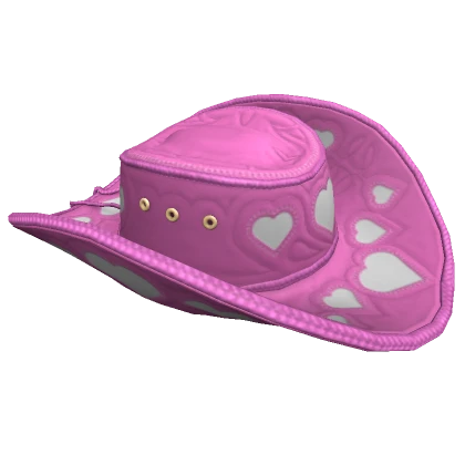 BerryBox Feb '24 Valentines Heart Cowboy Hat Pink