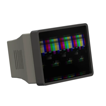 TV-Left Shoulder Glitch Screen