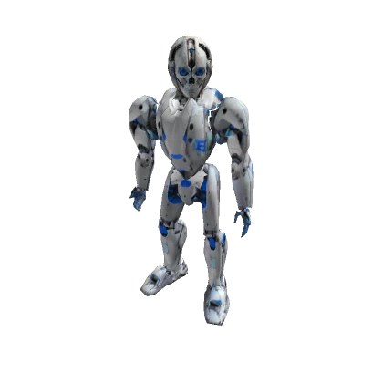 White Robot Mech