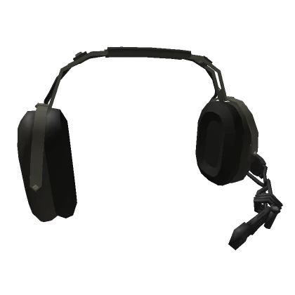 Black Pilot Headset