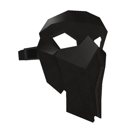 Black Forged Steel Mask