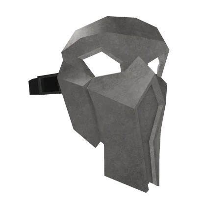 White Forged Steel Mask