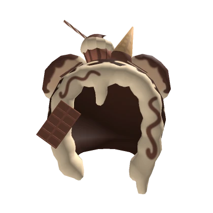 Chocolate Bear Hood