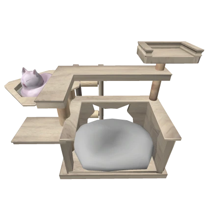 Cat Tree White Cat