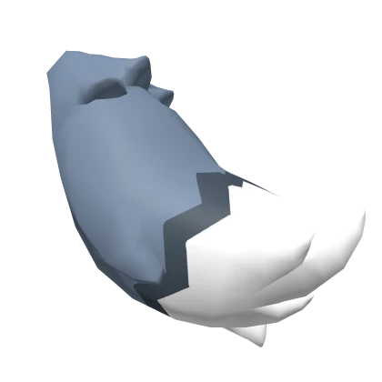 Navy Gray Kemono Fox Tail