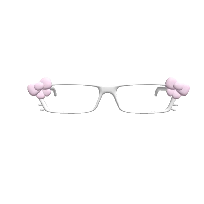 Cute pink kawaii glasses w/ bow