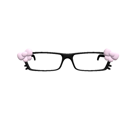 Cute pink kawaii glasses w/ bow