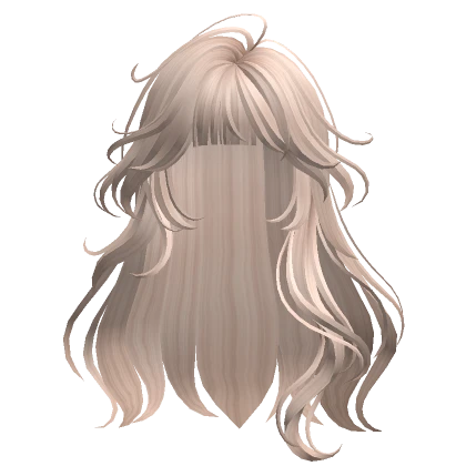 Soft Long Wavy Hair(Platinum Blonde)