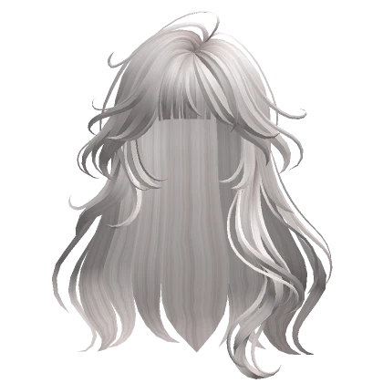 Soft Long Wavy Hair(Silver)