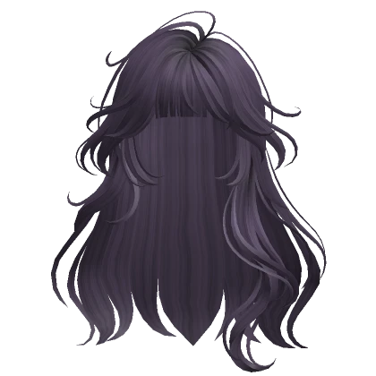 Soft Long Wavy Hair(Purple)