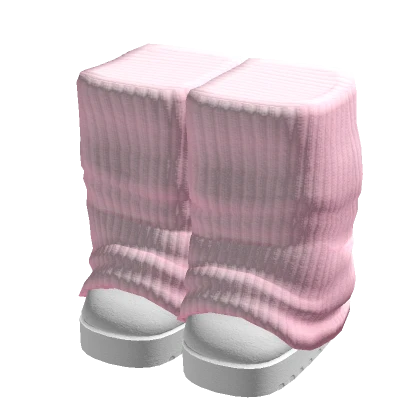 ♡ platform boots with leg warmers