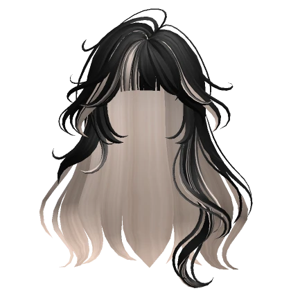 Soft Long Wavy Hair(Black&Blonde)