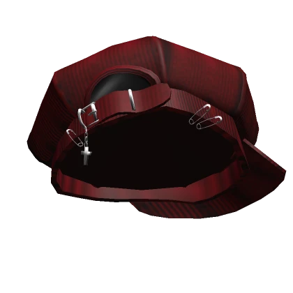 Y2K Punk Cap(Dark Red)