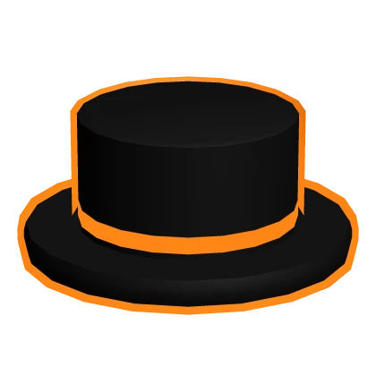 Orange Neon Void Top Hat