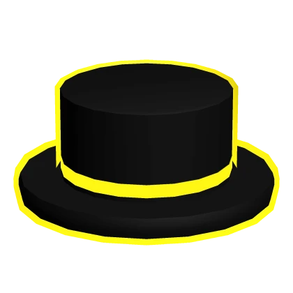 Yellow Neon Void Top Hat