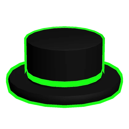 Green Neon Void Top Hat