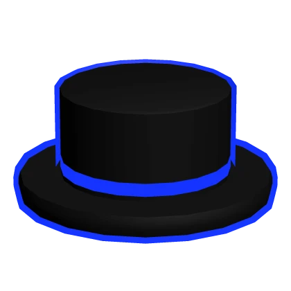 Blue Neon Void Top Hat