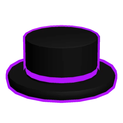 Purple Neon Void Top Hat