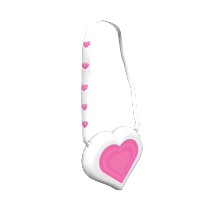 Pink Preppy Heart Purse