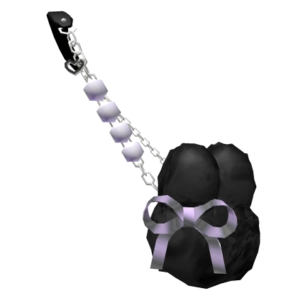 Bunny Chain Shoulder Bag Black