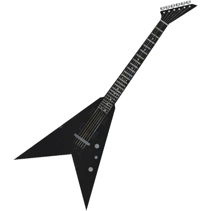 black electric guitar