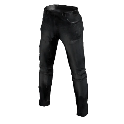 Black Washed Denim Jeans | 222 Clothing