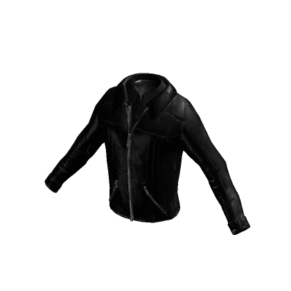 Black Leather Biker jacket | 222 Clothing