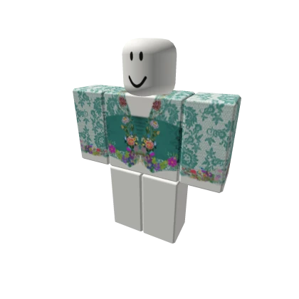 Lace Kebaya Nyonya Top (Turquoise)