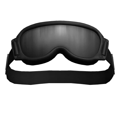 Black Ski Goggles [ Raised ]