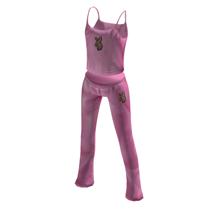 Sleepover Pajama Set | Pink & Leopard