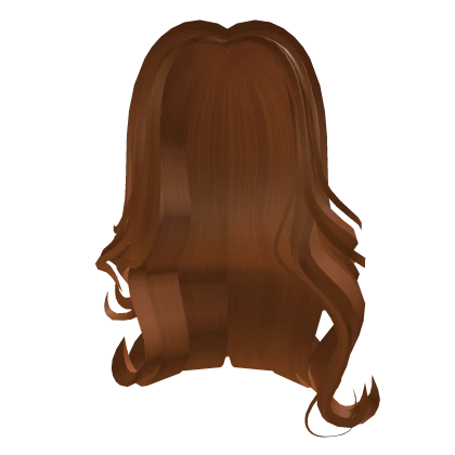 Ginger Orange Long Soft Flowing Wavy Beach Curls