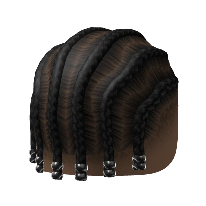 Male Cornrows with Beads