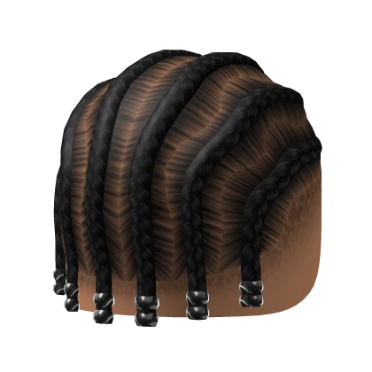 Male Cornrows with Beads