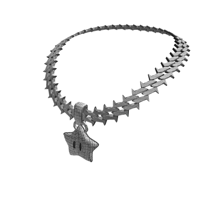 Spiked Iced Out Star Chain [3.0]