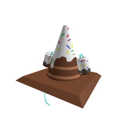 Chocolate Cake Soda Traffic Cone