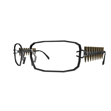 Y2K SILVER BULLET SHADES w CLEAR LENS