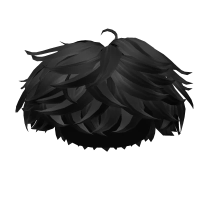 ✅Super Messy Fluffy Hair Black