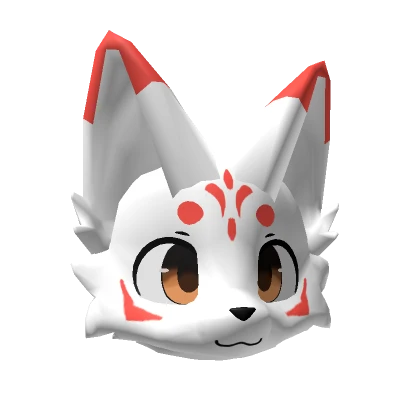 Happy Kemono Kitsune (Colored Eyes)