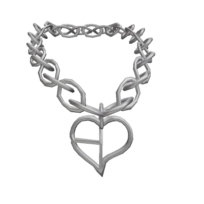 BLACKPINK Silver Heart Necklace