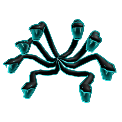 Demonic Snakes Cartoony Cyan