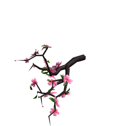 Mini Peach Blossom Branch [Right Hand]