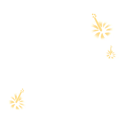 Hawaiian Flower Filter-White and Yellow