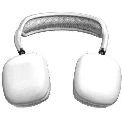 White Headphones Around Neck 