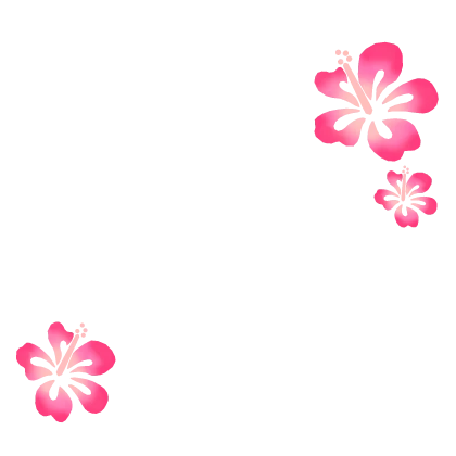Hawaiian Flower Filter-Pink